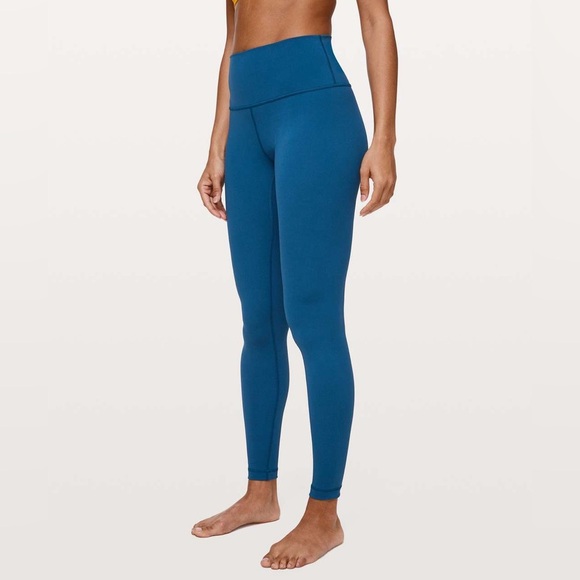 Lululemon Wunder Under High-Rise Tight 28" Full-On Luxtreme Womens 8 Deep Marine - Picture 1 of 9